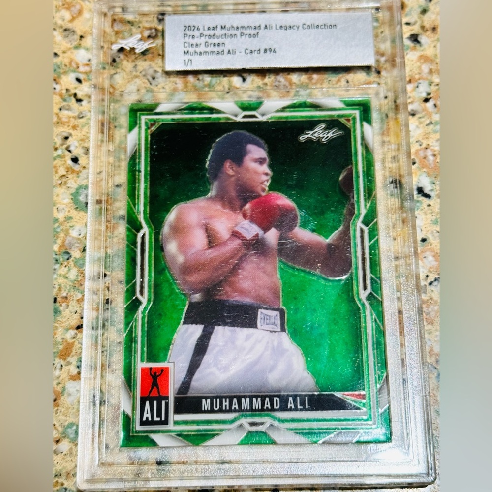 Muhammad Ali 2024 Leaf Legacy Selection Pre Production Proof Slabbed Card #94